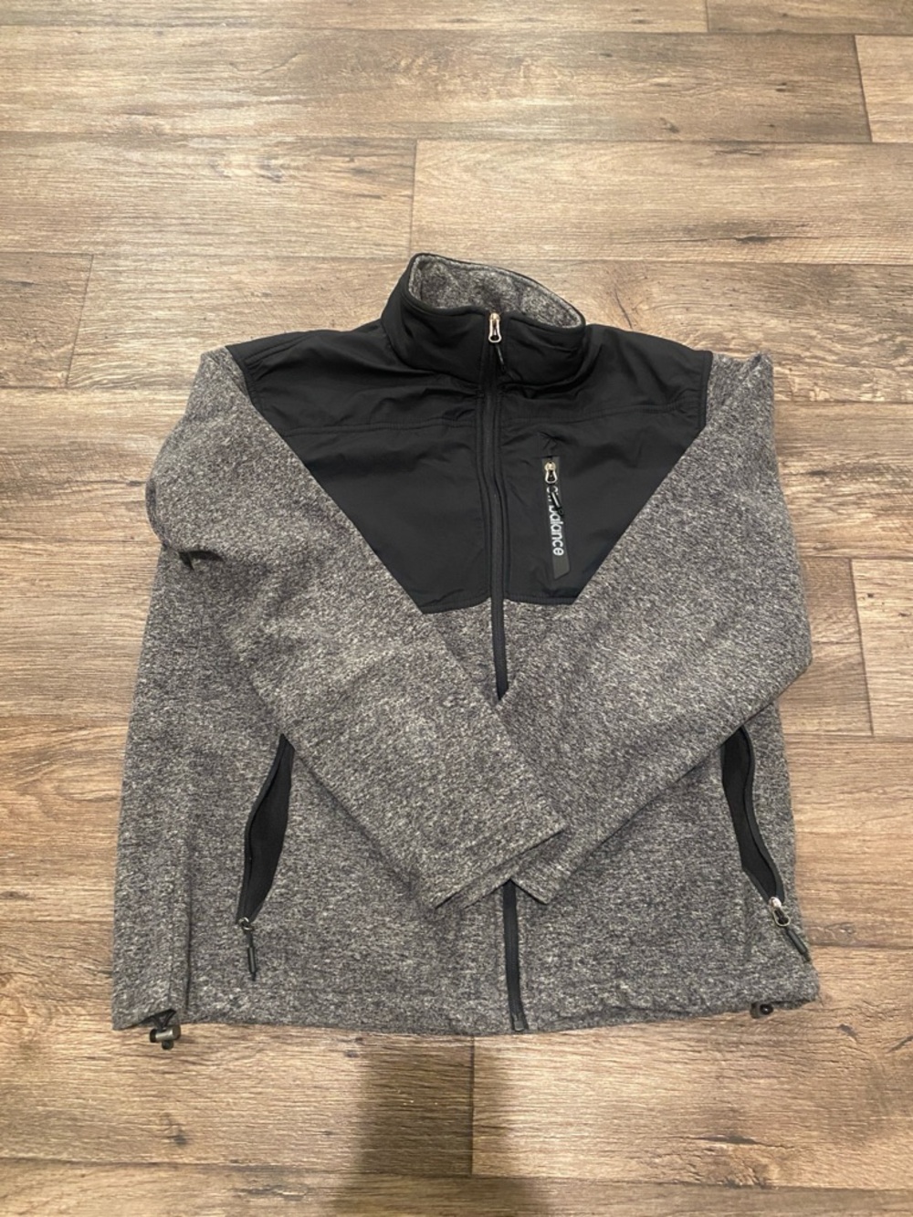 New Balance Men's Gray Fleece Jacket